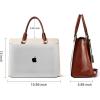 imageBOSTANTEN Briefcase for Women 156 inch Leather Laptop Bag Vintage Slim Lawyer Business Bag Stylish Work PurseAbeigebrown