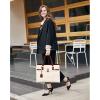imageBOSTANTEN Briefcase for Women 156 inch Leather Laptop Bag Vintage Slim Lawyer Business Bag Stylish Work PurseAbeigebrown