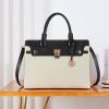 imageBOSTANTEN Briefcase for Women 156 inch Leather Laptop Bag Vintage Slim Lawyer Business Bag Stylish Work PurseFbeigeblack