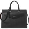 imageBOSTANTEN Briefcase for Women Laptop Tote 156 Inch Genuine Leather Handbag Work Bag BeigeCblack