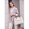 imageBOSTANTEN Briefcase for Women Leather 156 inch Laptop Shoulder Bag Office Work Crossbody HandbagAbeigebrown