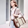 imageBOSTANTEN Laptop Bag for Women 156 inch Computer Leather Briefcase Vintage Work Tote HandbagBeige