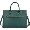 imageBOSTANTEN Leather Laptop Briefcase for Women Shoulder Bag 156 Inch Business Computer Work ToteAgreen