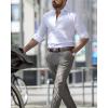 imageBOSTANTEN Ratchet Leather Belt For Men 2 Pack Dress and Casual with Adjustable Buckle Trim to Fit001black and Coffee