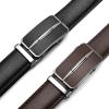 imageBOSTANTEN Ratchet Leather Belt For Men 2 Pack Dress and Casual with Adjustable Buckle Trim to Fit006black and Coffee