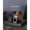 imageBOSTANTEN Ratchet Leather Belt For Men 2 Pack Dress and Casual with Adjustable Buckle Trim to Fit010black and Brown