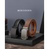 imageBOSTANTEN Ratchet Leather Belt For Men 2 Pack Dress and Casual with Adjustable Buckle Trim to Fit011black and Brown