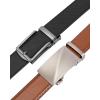 imageBOSTANTEN Ratchet Leather Belt For Men 2 Pack Dress and Casual with Adjustable Buckle Trim to Fit013black and Brown