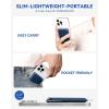 imageBOSTANTEN for MagSafe Wallet with Stand Magnetic Wallet for iPhone 1615141312 Pro Max Plus Leather Minimalist Magnetic Phone Wallets Phone Card Holder Fit 4 Cards BlackBlue
