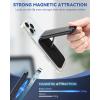 imageBOSTANTEN for MagSafe Wallet with Stand Magnetic Wallet for iPhone 1615141312 Pro Max Plus Leather Minimalist Magnetic Phone Wallets Phone Card Holder Fit 4 Cards BlackBlack