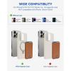 imageBOSTANTEN for MagSafe Wallet with Stand Magnetic Wallet for iPhone 1615141312 Pro Max Plus Leather Minimalist Magnetic Phone Wallets Phone Card Holder Fit 4 Cards BlackBrown