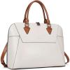 imageBOSTANTEN Briefcase for Women Leather 156 inch Laptop Shoulder Bag Office Work Crossbody HandbagAbeigebrown