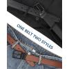 imageBOSTANTEN Belt Men Leather Reversible Belts for Men 1 38quot for Casual Golf Dress Pants TwoinOne Belt Gift004matteblackBrown