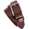 imageBOSTANTEN Mens Genuine Leather Belt Dress Casual Brown Belt for Men 1 38quot Belt for Work Business Golf Jeans with Gift Box002browngrain Leather