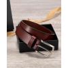 imageBOSTANTEN Mens Genuine Leather Belt Dress Casual Brown Belt for Men 1 38quot Belt for Work Business Golf Jeans with Gift Box002browngrain Leather