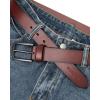 imageBOSTANTEN Mens Genuine Leather Belt Dress Casual Brown Belt for Men 1 38quot Belt for Work Business Golf Jeans with Gift Box003browngrain Leather