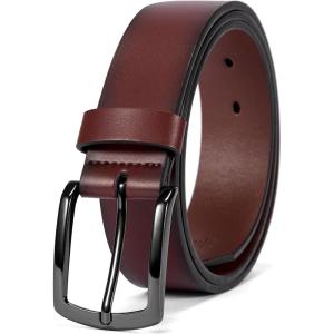 imageBOSTANTEN Mens Genuine Leather Belt Dress Casual Brown Belt for Men 1 38quot Belt for Work Business Golf Jeans with Gift Box003browngrain Leather