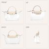 imageBOSTANTEN Clear Bag for Stadium Approved Small Crossbody Purse Handbags for Concerts Sports EventsA01nude