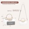 imageBOSTANTEN Clear Bag for Stadium Approved Small Crossbody Purse Handbags for Concerts Sports EventsA01nude