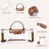 imageBOSTANTEN Clear Bag for Stadium Approved Small Crossbody Purse Handbags for Concerts Sports EventsBrown