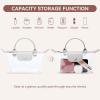 imageBOSTANTEN Clear Bag for Stadium Approved Small Crossbody Purse Handbags for Concerts Sports EventsLight Grey