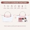imageBOSTANTEN Clear Bag for Stadium Approved Small Crossbody Purse Handbags for Concerts Sports EventsLight Pink