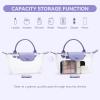 imageBOSTANTEN Clear Bag for Stadium Approved Small Crossbody Purse Handbags for Concerts Sports EventsPurple