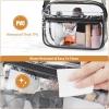 imageBOSTANTEN Clear Bag for Women Stadium Approved Clear Bags Small Crossbody Purse Trendy for Concerts Sports EventsBlackguitar Strap