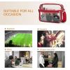 imageBOSTANTEN Clear Bag for Women Stadium Approved Clear Bags Small Crossbody Purse Trendy for Concerts Sports EventsRed