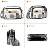 imageBOSTANTEN Clear Bag for Women Stadium Approved Clear Bags Small Crossbody Purse Trendy for Concerts Sports EventsZ01black