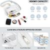 imageBOSTANTEN Clear Bag for Women Stadium Approved Clear Bags Small Crossbody Purse Trendy for Concerts Sports EventsZ06whiteblue