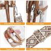 imageBOSTANTEN Clear Bag for Women Stadium Approved Clear Bags Small Crossbody Purse Trendy for Concerts Sports EventsZp03clear Brown Cable Hole