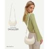 imageBOSTANTEN Crossbody Purse Small Crescent Shoulder Bags for Women Trendy Hobo Clutch Handbag Removable StrapApricot
