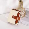 imageBOSTANTEN Leather Wallets for Women RFID Blocking Zipper Pocket Small Bifold Wallet Card Case3abeigebrown