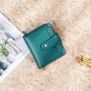 imageBOSTANTEN Leather Wallets for Women RFID Blocking Zipper Pocket Small Bifold Wallet Card Case3greennapa