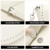 imageBOSTANTEN Small Crossbody Bags for Women Trendy Vegan Leather Saddle Purse Flap Shoulder Handbags with Adjustable StrapA3beige