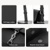 imageBOSTANTEN Small Purses for Women Trendy Leather Shoulder Bag with Adjustable StrapBlack