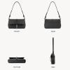 imageBOSTANTEN Small Purses for Women Trendy Leather Shoulder Bag with Adjustable StrapBlack