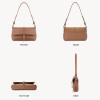 imageBOSTANTEN Small Purses for Women Trendy Leather Shoulder Bag with Adjustable StrapBrown