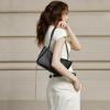 imageBOSTANTEN Small Purses for Women Trendy Shoulder Bag Vegan Leather Designer Hobo HandbagsAblack