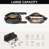 imageBOSTANTEN Small Purses for Women Trendy Shoulder Bag Vegan Leather Designer Hobo HandbagsBblack