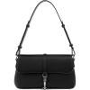 imageBOSTANTEN Small Purses for Women Trendy Leather Shoulder Bag with Adjustable StrapBlack