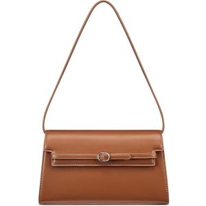 imageBOSTANTEN Shoulder Bag Crossbody Purses for Women Designer Leather Handbags with Adjustable Shoulder StrapBrown