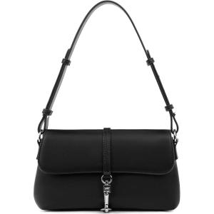 imageBOSTANTEN Small Purses for Women Trendy Leather Shoulder Bag with Adjustable StrapBlack