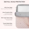 imageBOSTANTEN Laptop Case for MacBook Air 13 Inch M3 2024 Protective Case Quilted Puffy Laptop Sleeve for 13 Inch DellHPASUSMicrosoftD13pink