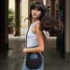 imageBOSTANTEN Crossbody Bags for Women Vegan Leather Purses Quilted Shoulder Handbags with Adjustable Shoulder StrapPblack