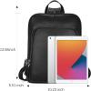 imageBOSTANTEN Genuine Leather Backpack Purse Casual College Travel Bags for Women4black