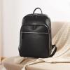 imageBOSTANTEN Leather Backpacks College 156 Laptop Travel Computer Shoulder Backpack For Men Coffeebrown1black