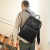 imageBOSTANTEN Leather Backpacks College 156 Laptop Travel Computer Shoulder Backpack For Men Coffeebrown1black