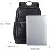 imageBOSTANTEN Leather Backpacks College 156 Laptop Travel Computer Shoulder Backpack For Men Coffeebrown2black